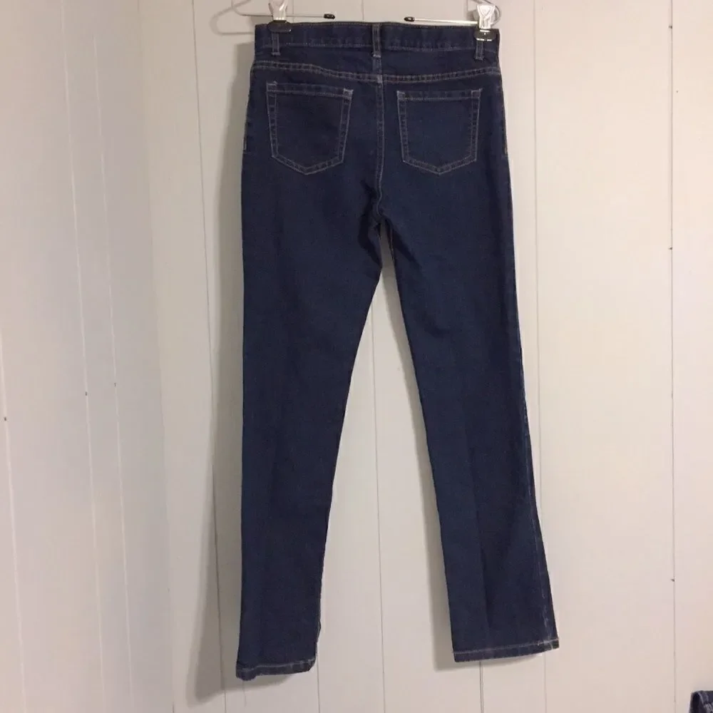 The childrens place skinny dark blue jeans size 14